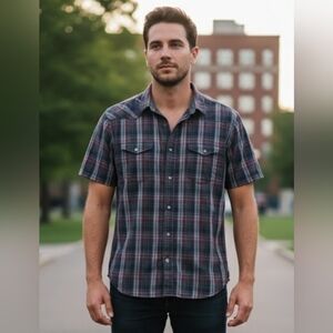 Vans button down shirt sz xl